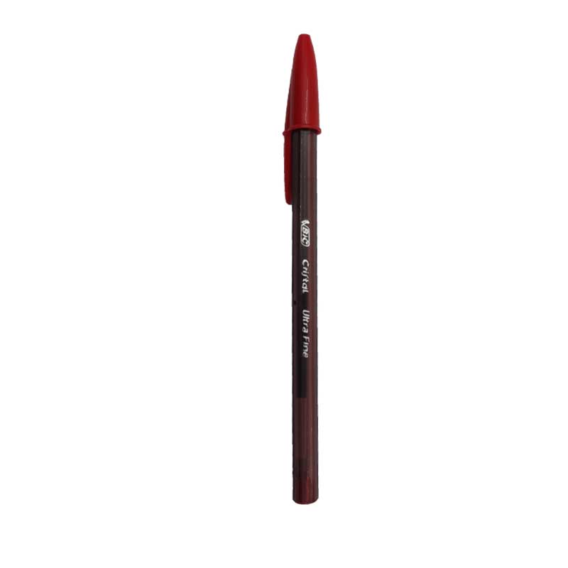 Stylo à bille rouge BIC ultra fine chez librairie SYNOTEC Tunisie