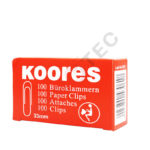 Paquet 100 trombones 33mm