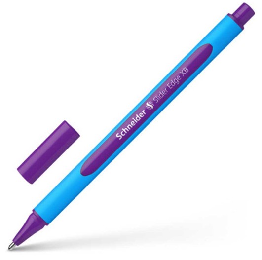 Stylo à bille violet SCHNEIDER slider edge XB
