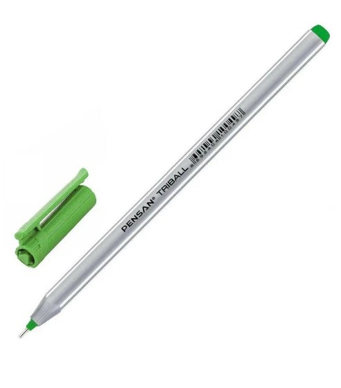 Stylo à bille vert pistache PENSAN triball