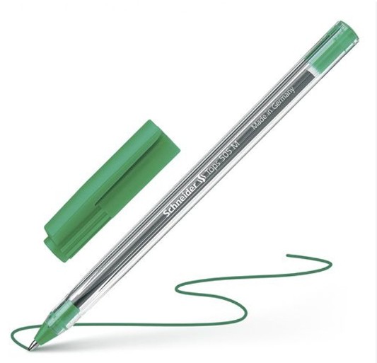 Stylo à bille vert SCHNEIDER tops 505
