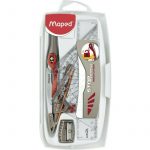 Compas stop system innovation + pochette géométrique 8p maped