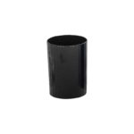 Pot à stylo noir en plastique