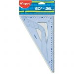 Equerre 26cm/60° maped geometric