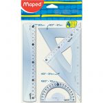 Pochette géométrique medium 4p maped essentials
