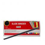 Paquet de 100 baguettes noires 8 mm SLIDE BINDER