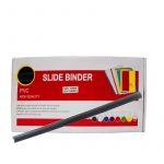 Paquet de 12 baguettes noires 100mm SLIDE BINDER