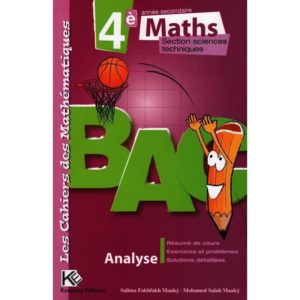 parascolaire les cahiers des mathématiques analyse 4 em tech
