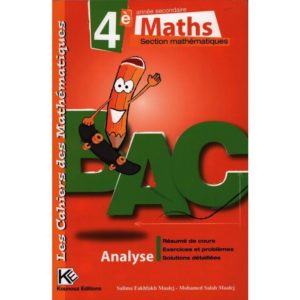 parascolaire les cahiers des mathématiques analyse 4 em math