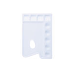 Palette plastique rectangulaire pour peinture