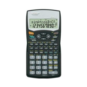 Calculatrice scientifique SHARP EL-531WH-BK