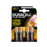 Piles*4 AA power plus DURACELL