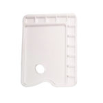 Palette plastique rectangulaire pour peinture