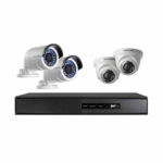 Kit de Surveillance ANTAIVISION 2M 4 Canaux + 2 Caméras Externes + 2 Caméras Internes Dôme
