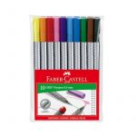 Pochette 10 stylos pointe fine FABERCASTELL