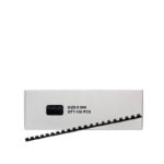 Paquet de 100 spirales noires 8 mm ATLAS