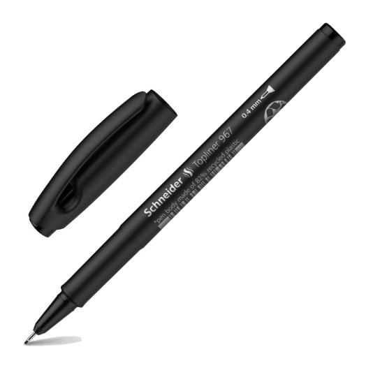 Stylo topliner noir SCHNEIDER
