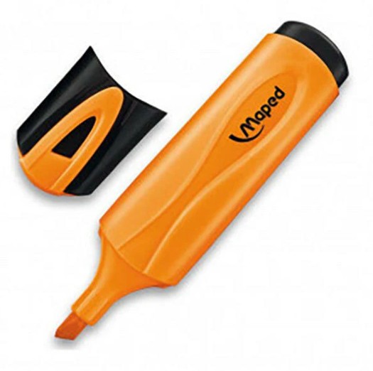 Marqueur fluo orange MAPED