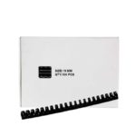 Paquet de 100 spirales noires 19 mm
