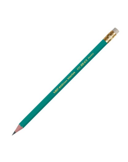 Crayon noir avec gomme HB BIC Evolution