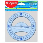 Rapporteur 12cm/360° maped geometric