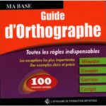 MON GUIDE ORTHOGRAPHE