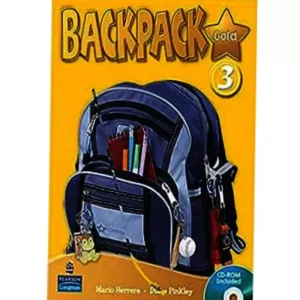 Backpack Student book gold 3 Livres-synotec