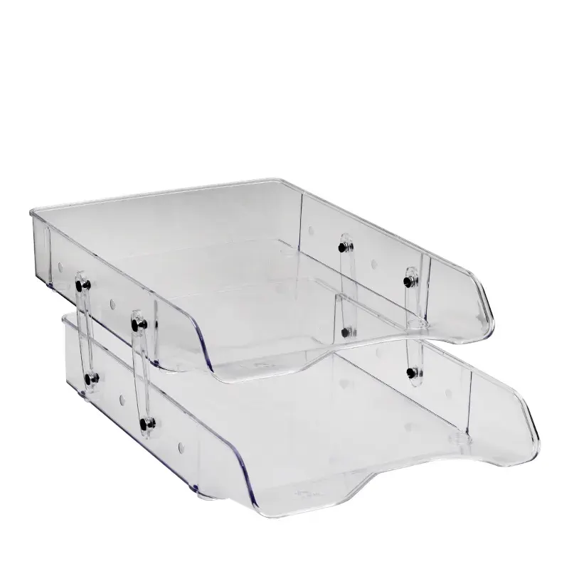 Corbeille à courrier 2 étages en plastique Ark Corbeille à courrier 2 étages en plastique Ark