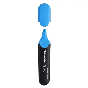 Marqueur fluo bleu Schneider Job