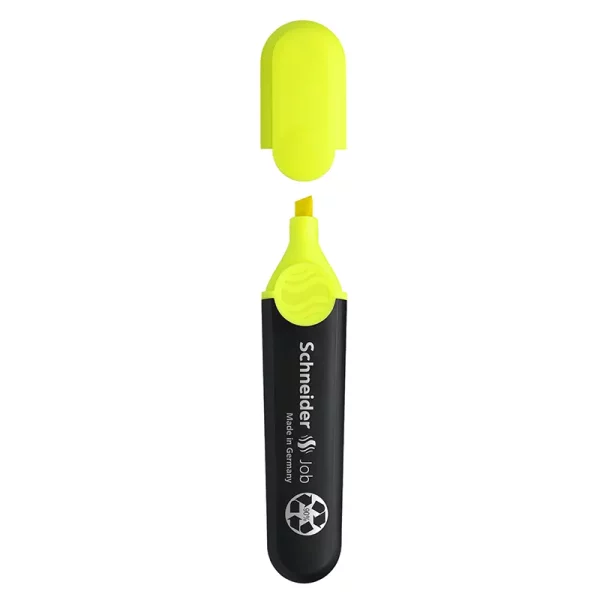 Marqueur fluo jaune Schneider job