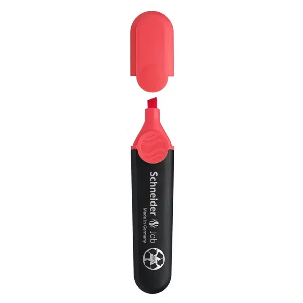 Marqueur fluo rouge Schneider Job