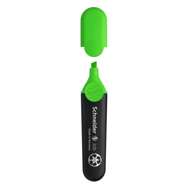Marqueur fluo vert Schneider Job