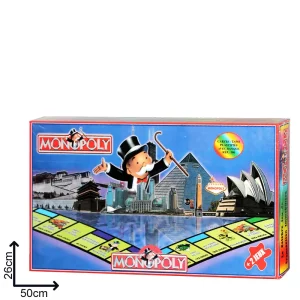 Monopoly ref 300 en français avec jeu de l'oie et jeu de petits chevaux