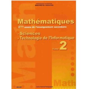Livre de mathématiques 2 sciences -info tome 2