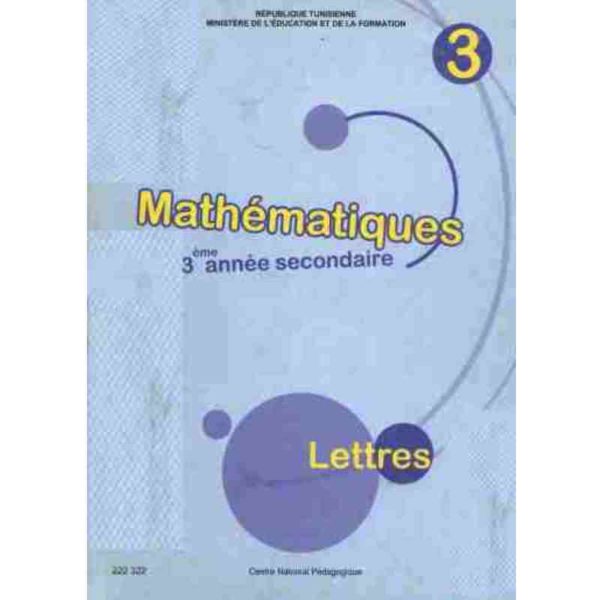 Livre de mathématiques 3éme lettres