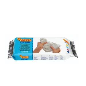 Pâte à modeler autodurcissante de 500g blanc JOVI