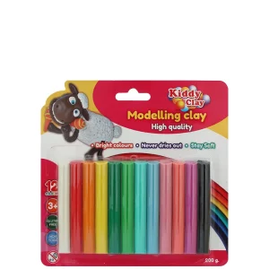 Pâte à modeler de 12 couleurs Kiddy Clay