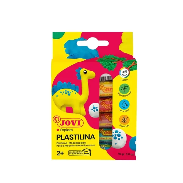 Pâte à modeler de 6 bâtons Jovi Plastilina