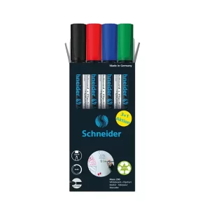 Pochette 4 marqueurs Tableau SCHNEIDER Maxx 290