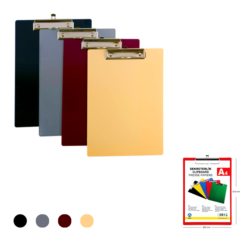 Porte bloc simple A4 plastique ARK 760
