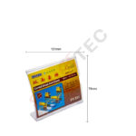 Porte tarif 101×76mm en plastique