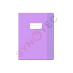 Protège cahier PM cristal violet transparent