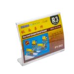 Porte tarif format R3 en plastique