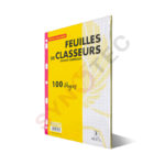 Recharge classeur GM jaune 100p SELECTA