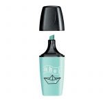 Marqueur fluo bleu pastel