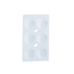 Palette plastique rectangulaire pour peinture