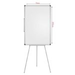 Tableau blanc 70*105cm avec chevalier bi office magnétique