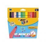 Feutre 12 couleurs BIC visacolor xl