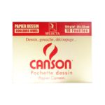 Pochette papier dessin CANSON couleurs vives