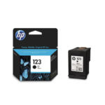 Cartouche Jet d’Encre Original HP 123 – Noir (F6V17AE)